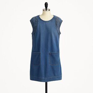 Pilcro | Dresses | Anthropologie Pilcro Halter Embroidered Denim Midi Dress  | Poshmark